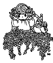 coloriage moments precieux le lit de fleurs